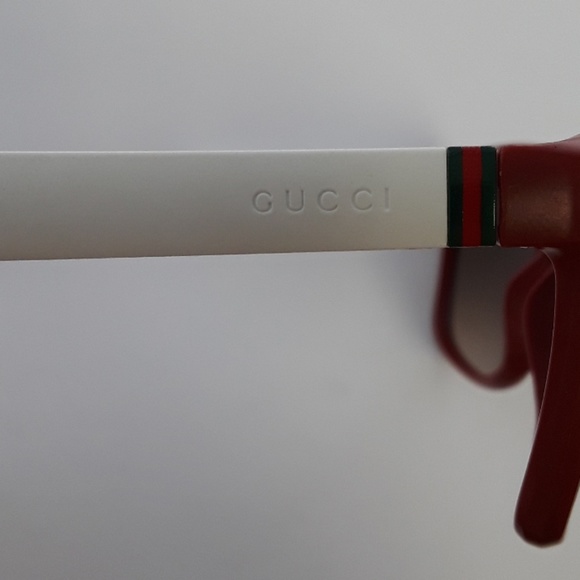 New GUCCI Red / White Sunglasses 1047/S 56-16-140 main image 6